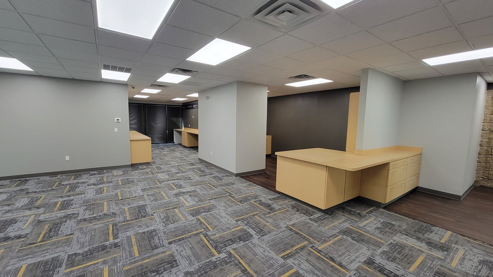 Commercial office interior construction